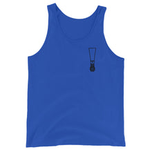 Load image into Gallery viewer, Minimalist Bassoon Reed Unisex Tank Top