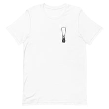 Load image into Gallery viewer, Minimalist Bassoon Reed Unisex T-Shirt